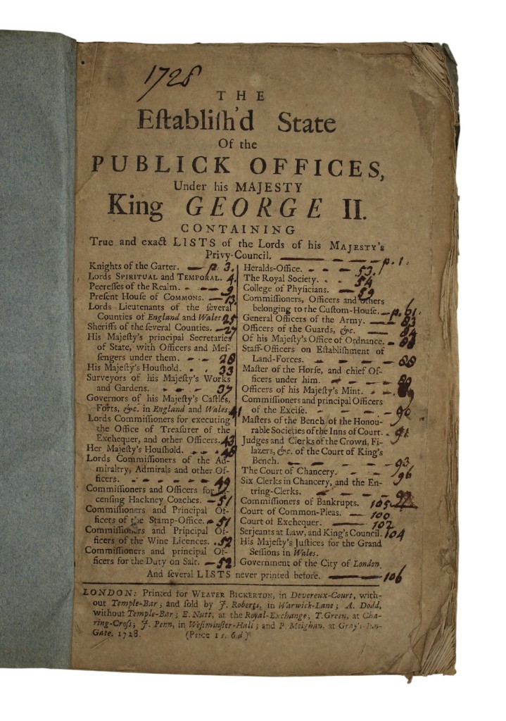 Photo of "The Establish'd State Of the ..."