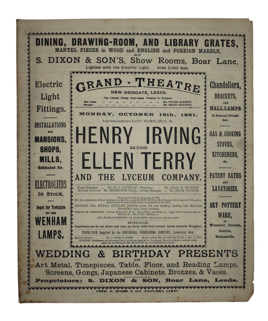 Photo of "[An archive of playbills for ..."