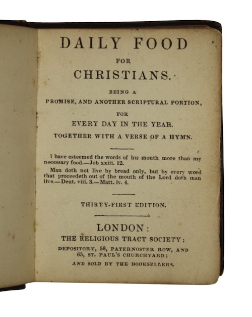 Photo of "Daily food for christians. Being ..."