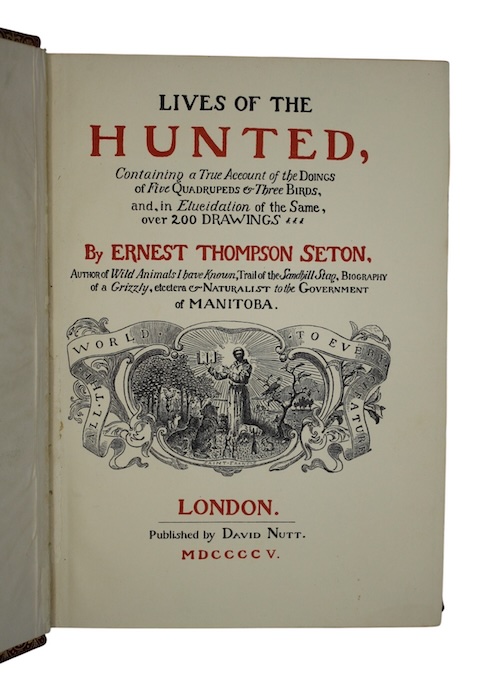 Photo of "Lives of the hunted, Containing ..."