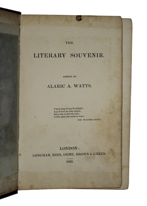 Photo of "The literary souvenir"