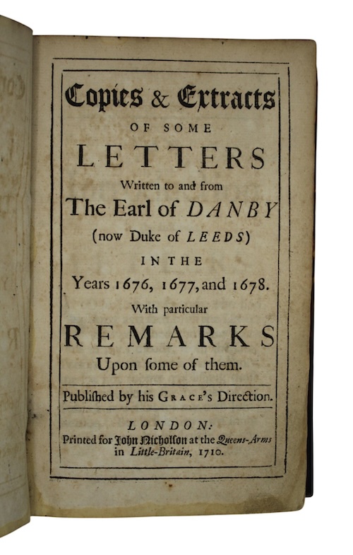 Photo of "Copies & Extracts of some ..."