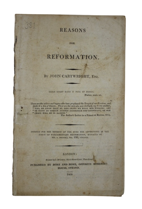 Photo of "Reasons for reformation"