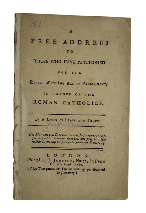 Photo of "A free address to those ..."