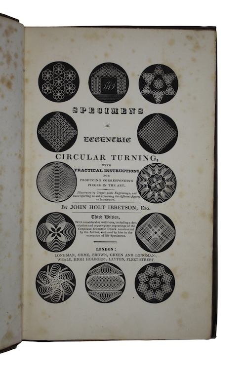 Photo of "Specimens in eccentric circular turning, ..."