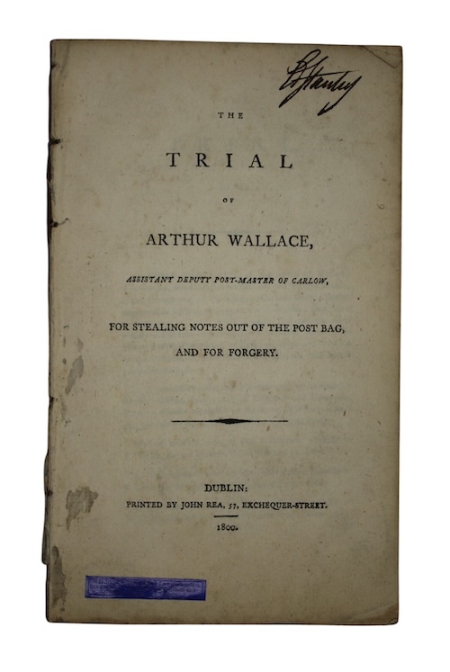 Photo of "The trial of arthur wallace, ..."