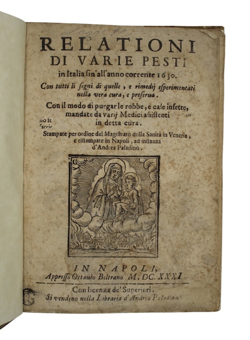 Photo of "Relationi di varie pesti in ..."
