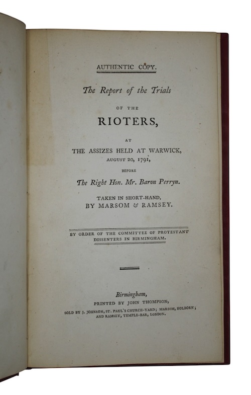 Photo of "The Report of the Trials ..."