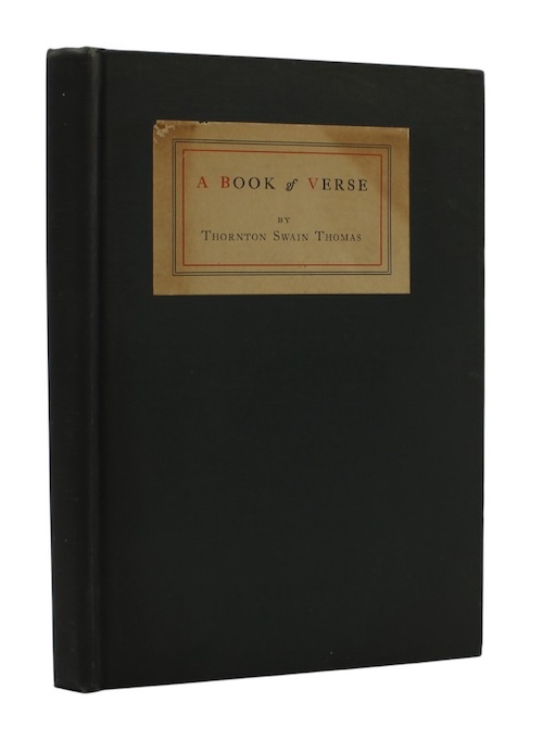 Photo of "A book of verse"