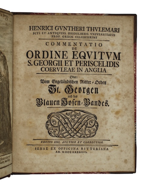 Photo of "Commentatio de ordine equitum s. ..."