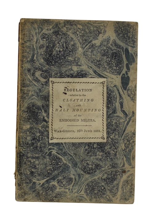 Photo of "Regulation relative to the cloathing ..."