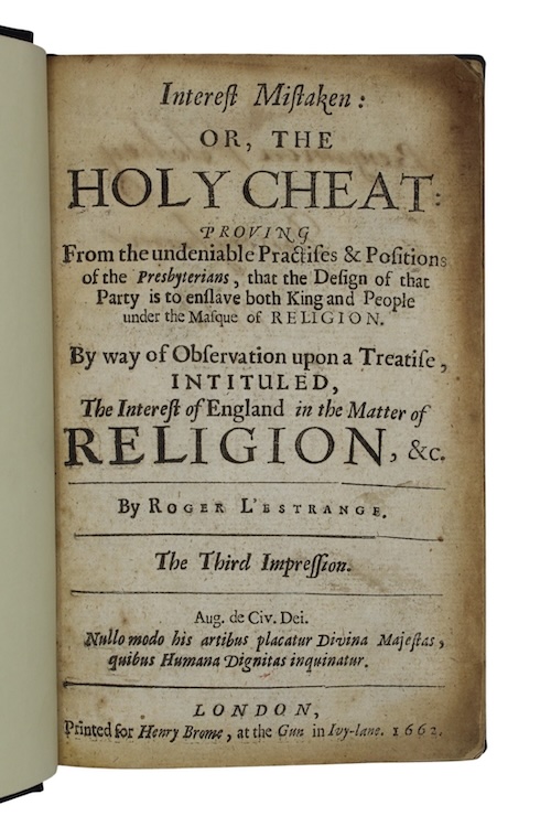 Photo of "Interest Mistaken: or, the holy ..."