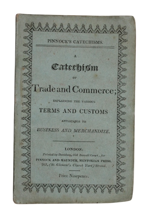 Photo of "A catechism of trade and ..."