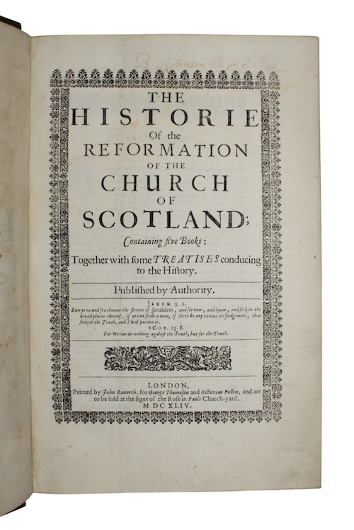 Photo of "The historie Of the reformation ..."