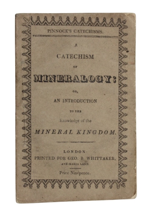 Photo of "A catechism of mineralogy; or, ..."