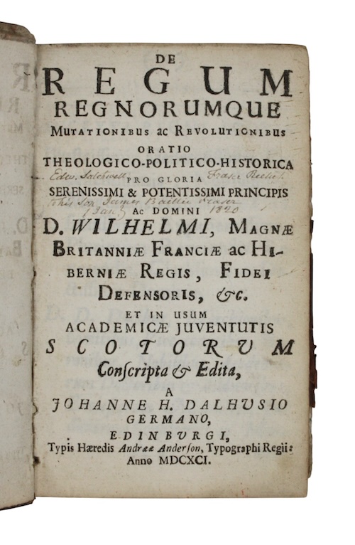 Photo of "De regum regnorumque mutationibus ac ..."